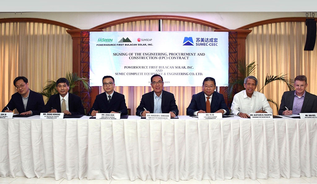 MGreen unit signs EPC contract for 50MWac Bulacan Solar Project