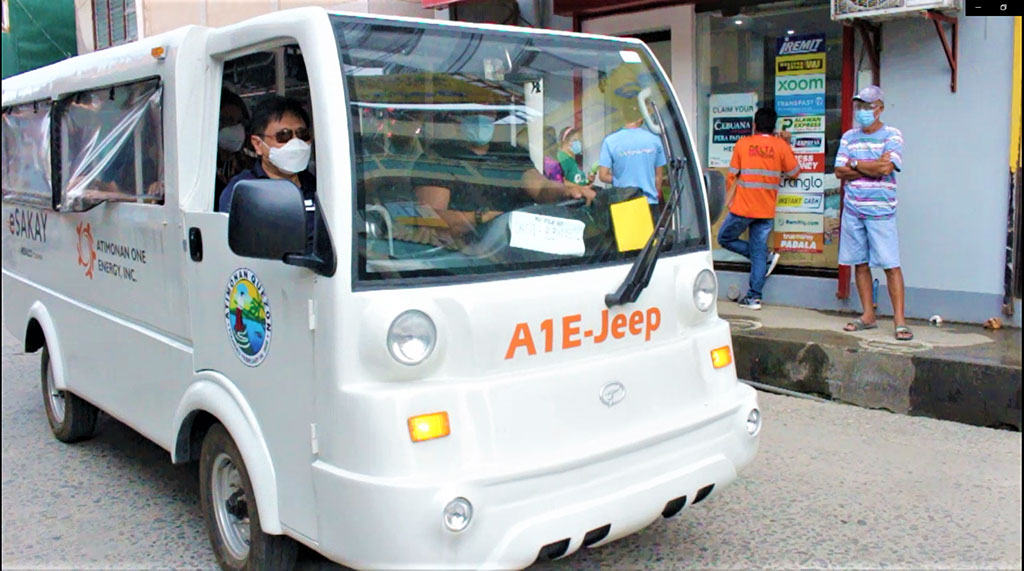 A1E, E-Sakay turn over e-jeep to Quezon LGU