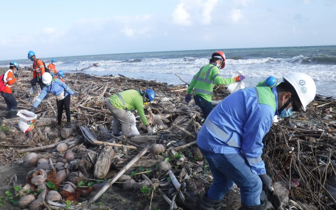 A1E Contractors Conduct 4-day Coastal Clean Up Drive