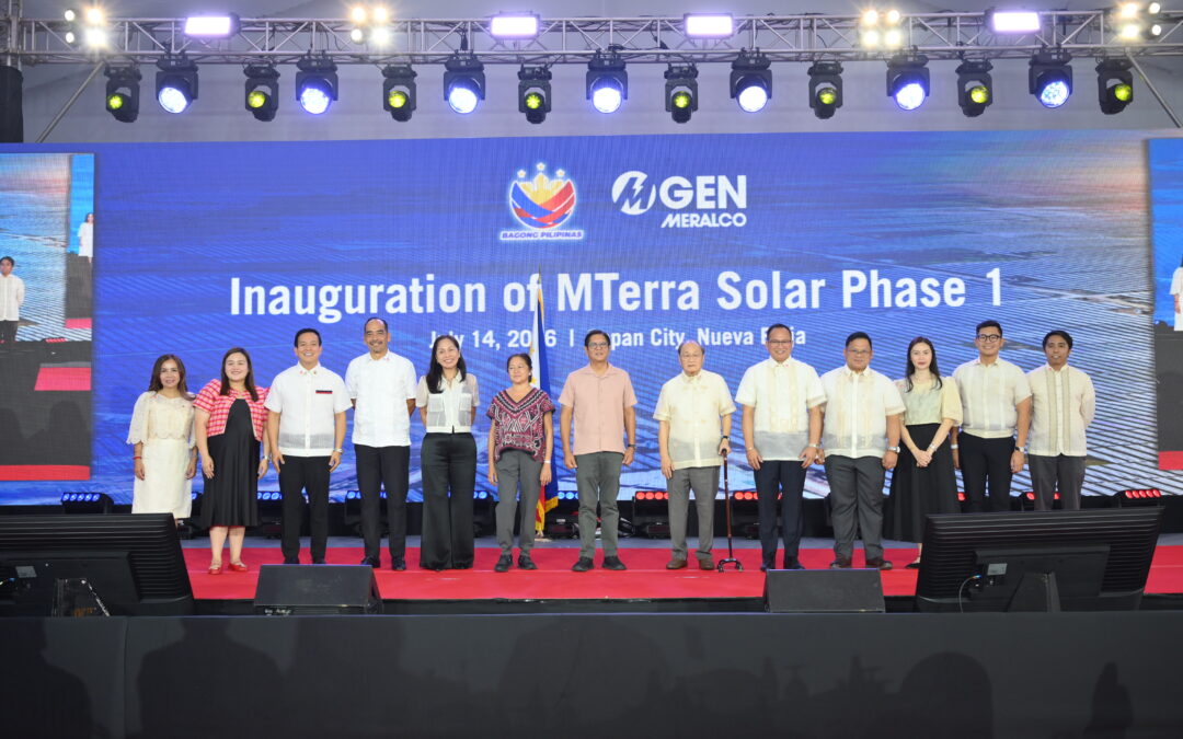 MGEN Inaugurates MTerra Solar Phase 1